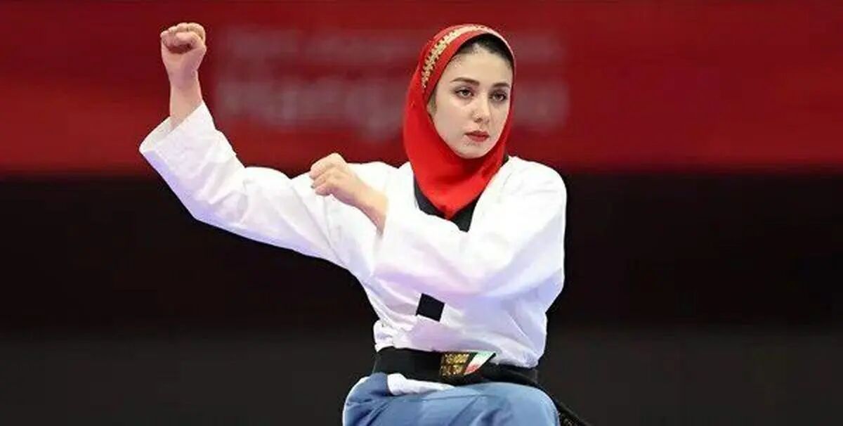 نگاهی به تالار عروسی خاص و لباس عروس شیک و توری مرجان سلحشوری، دختر تکواندوکار ایرانی + عکس