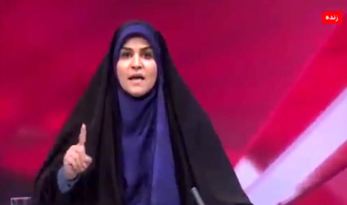 تصویری پربازدید از حضور سحر امامی شیرزن ایرانی در مراسم شام غریبان
