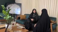 دختر پزشکیان در خانه سردار شهید حاجی‌زاده