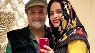 ملیکا شریفی نیا عکسی زیرخاکی دوران کودکی خود در آغوش محمدرضا شریفی نیا در روز تولدش منتشر کرد + عکس