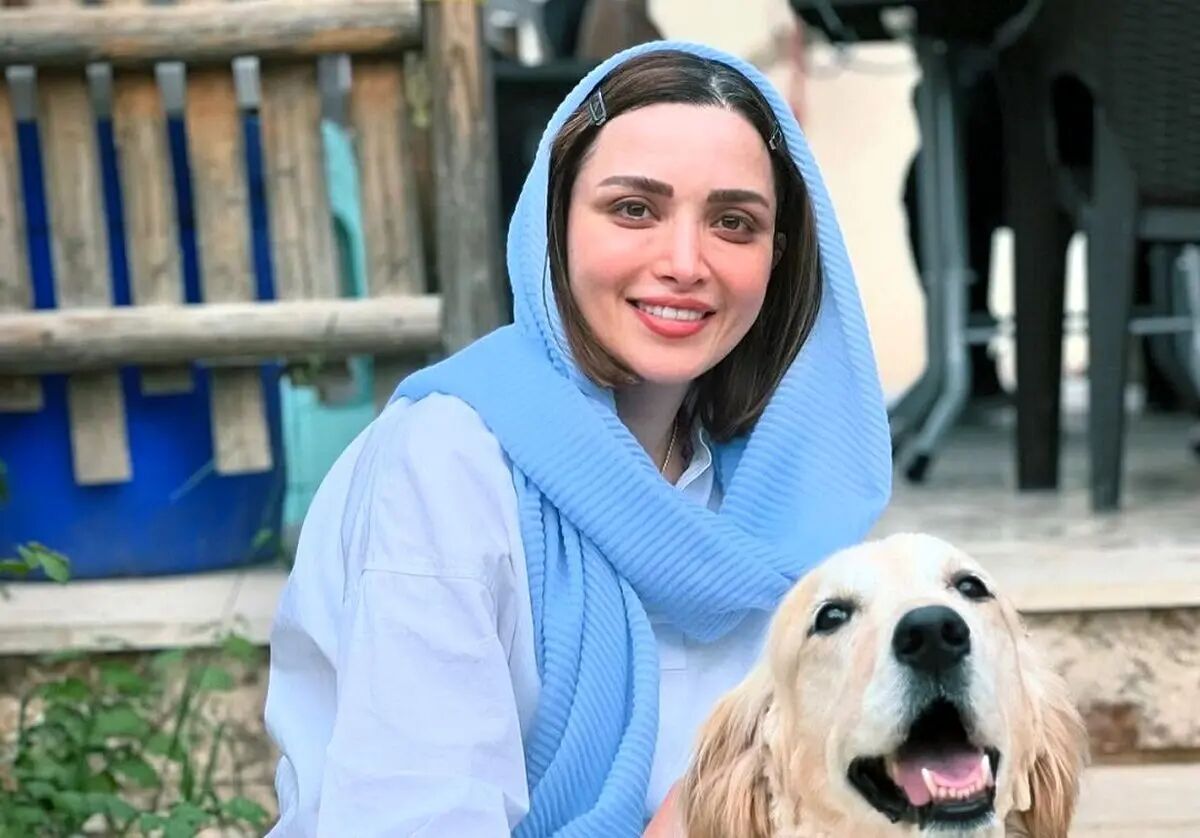 استایل بهنوش طباطبایی در طبیعت شیراز