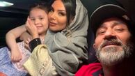 مهران غفوریان و دخترش