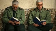 سردار سلیمانی و سرلشکر باقری در یک باغ؛ دهه ۶۰