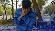 دستگیری سارق باتری چراغ راهنمایی