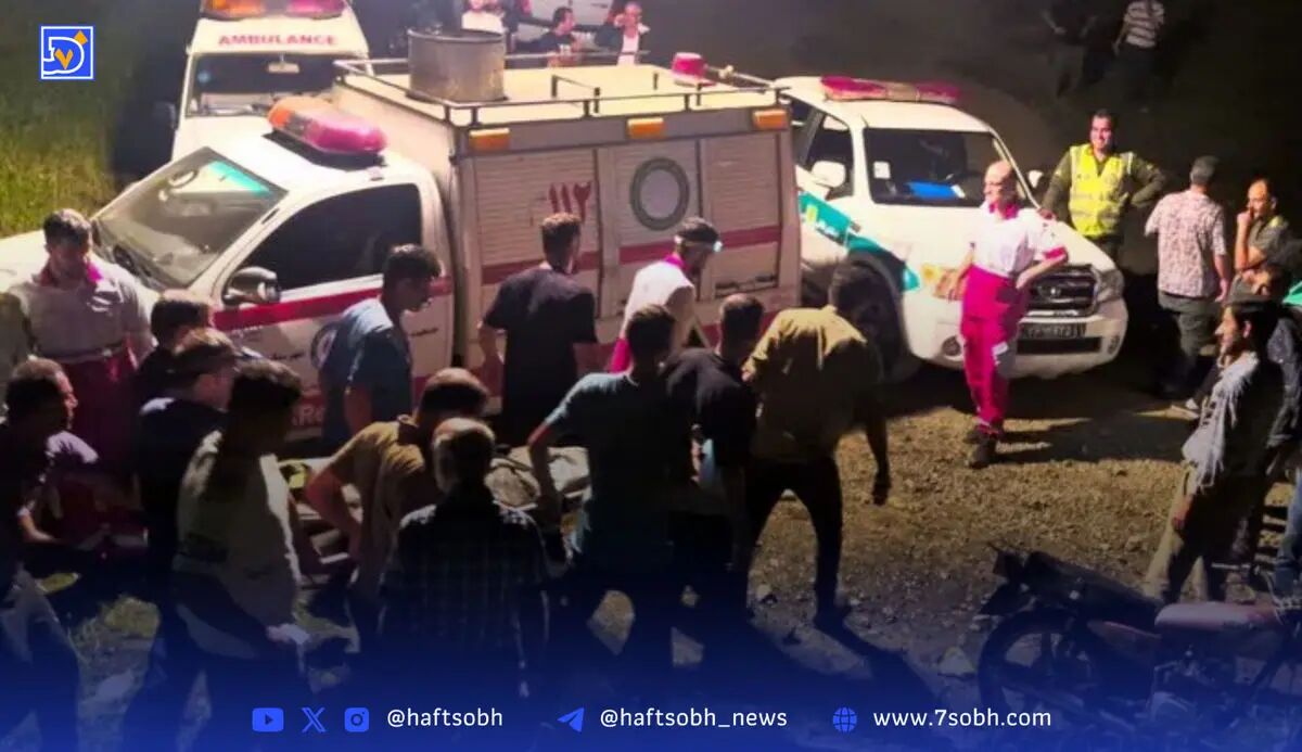 سقوط دلخراش خودرو در جاده جواهردشت چابکسر جان دو نفر را گرفت