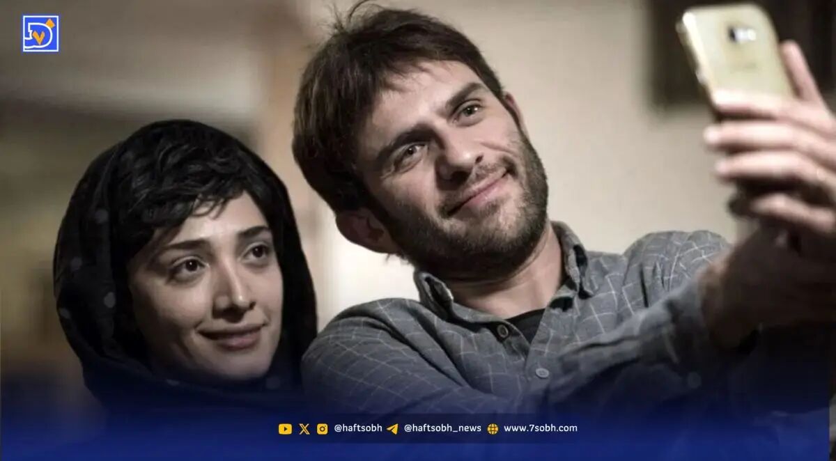 سلفی دیده نشده از بابک حمیدیان و همسرش