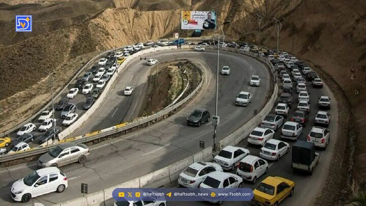 ورودی آزادراه تهران-شمال مسدود شد
