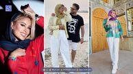پریا پرتوی فرد و شوهر اول و دومش /بابک و حمید