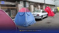 بازگشت پدیده چادرخوابی همراهان بیماران در اطراف مراکز درمانی تهران