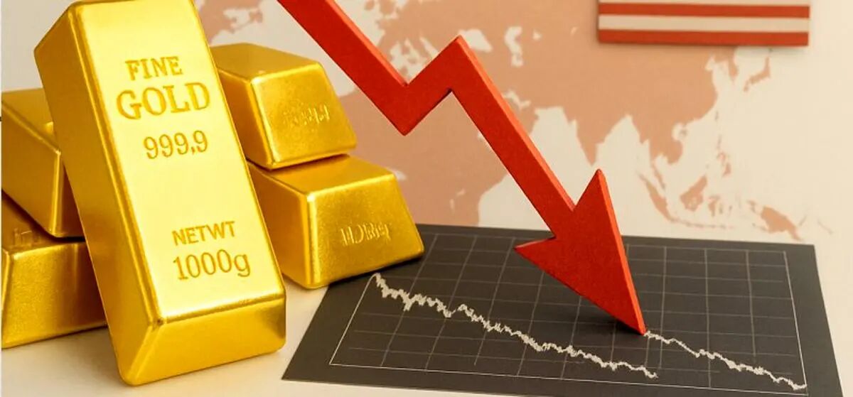 قیمت طلا به کانال ۹ میلیون سقوط کرد