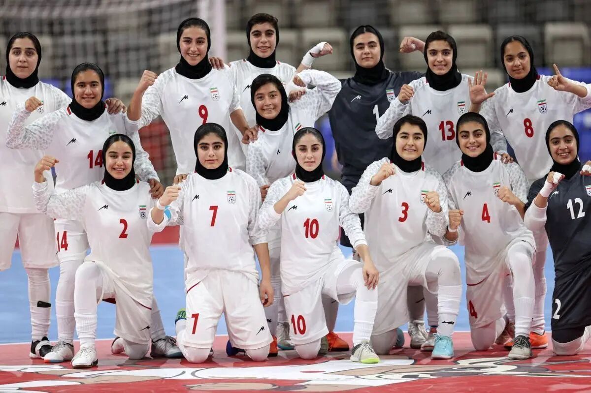 دختران فوتسالیست ایران با غلبه بر چین تایپه به فینال آسیایی رسیدند
