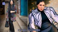 نسیم ادبی با استایلی رنگارنگ و شلوغ/ چهره طبیعی خانم بازیگر در کانون توجه قرار گرفت