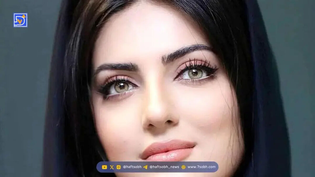 پوشش هلیا امامی با مینی‌اسکارف توری