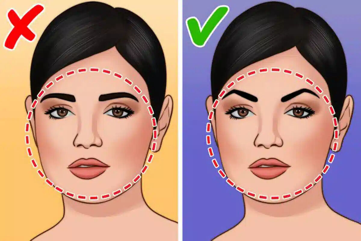 چگونه صورت گرد را آرایش کنیم؟ راهنمای کامل میکاپ برای فرم صورت گرد