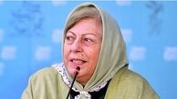 احساساتی شدن ثریا قاسمی در سفر زیارتیش به مشهد