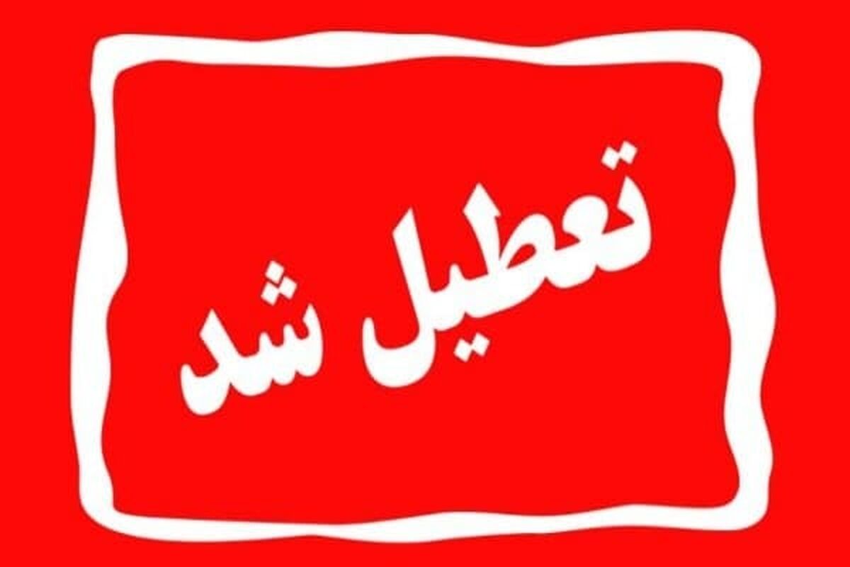 مدارس شهرستان نمین یکشنبه‌ 5 دی‌ماه غیرحضوری شد