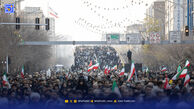 زنان حاضر در راهپیمایی ۲۲ بهمن در قاب تصویر صداوسیما + عکس
