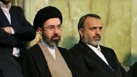 سفر در زمان | آیت الله سیدمجتبی خامنه‌ای به همراه دختر خردسالش در راهپیمایی