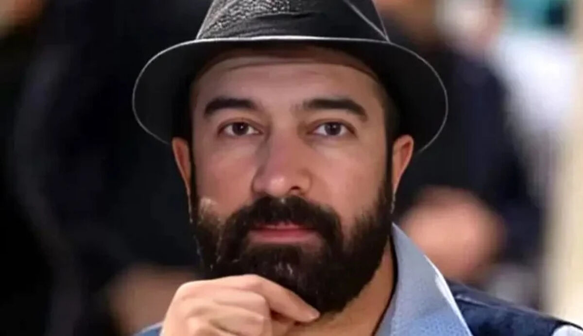 مجید صالحی با روسری در کنار رابعه اسکویی در شاخ گلی برای عروس