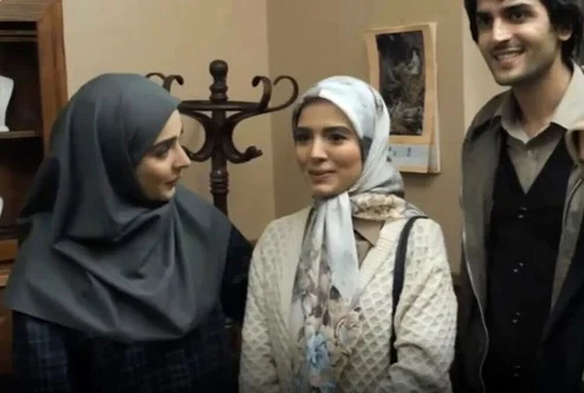 سفر در زمان | «حامد، احسان و طاهره» در پشت صحنه سریال لحظه گرگ و میش؛ سال 97