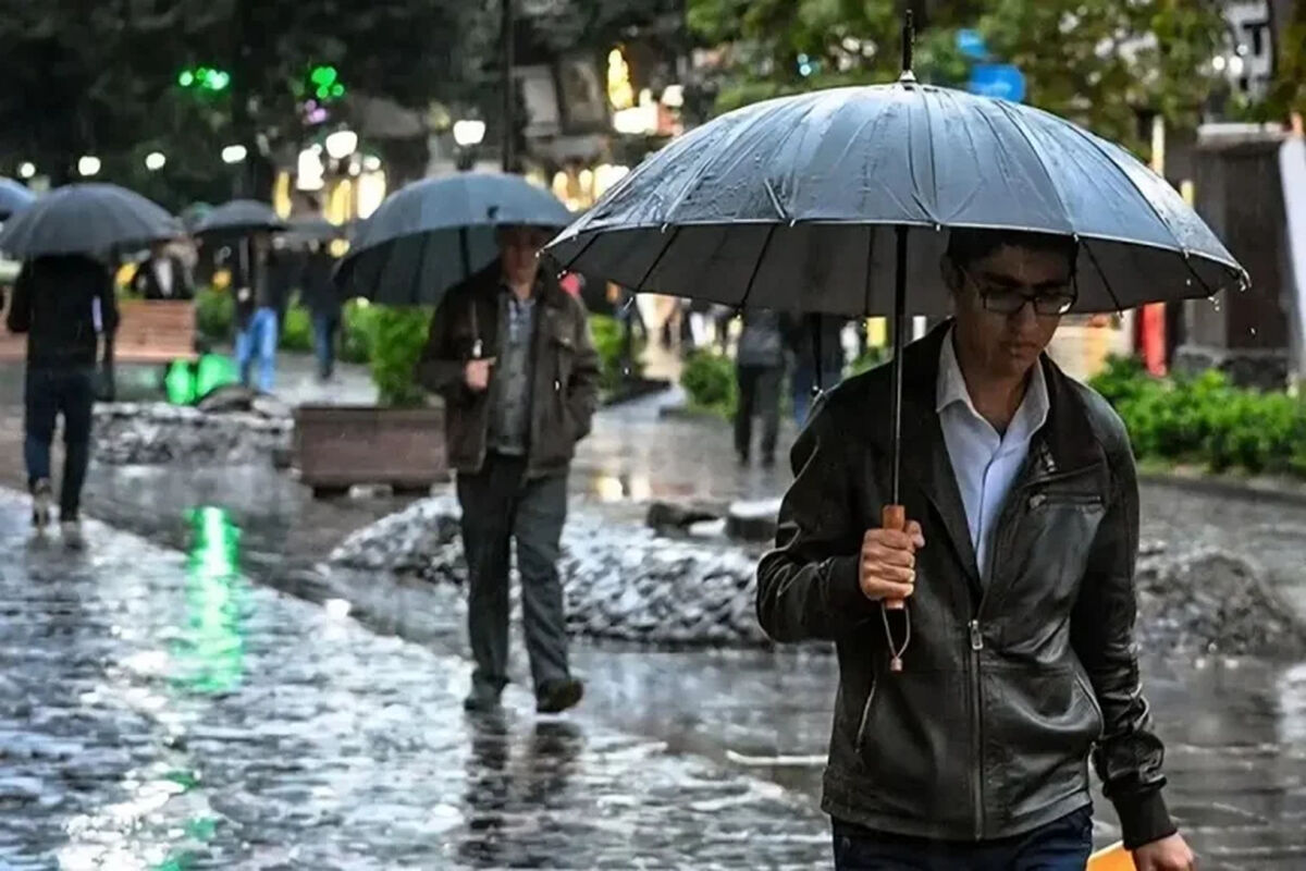 پیش بینی هواشناسی تهران /  بارش های پراکنده و رگبار طی امروز و فردا