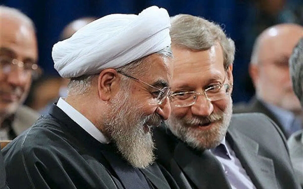 جشن عروسی پسر شهید علی لاریجانی با حضور حسن روحانی