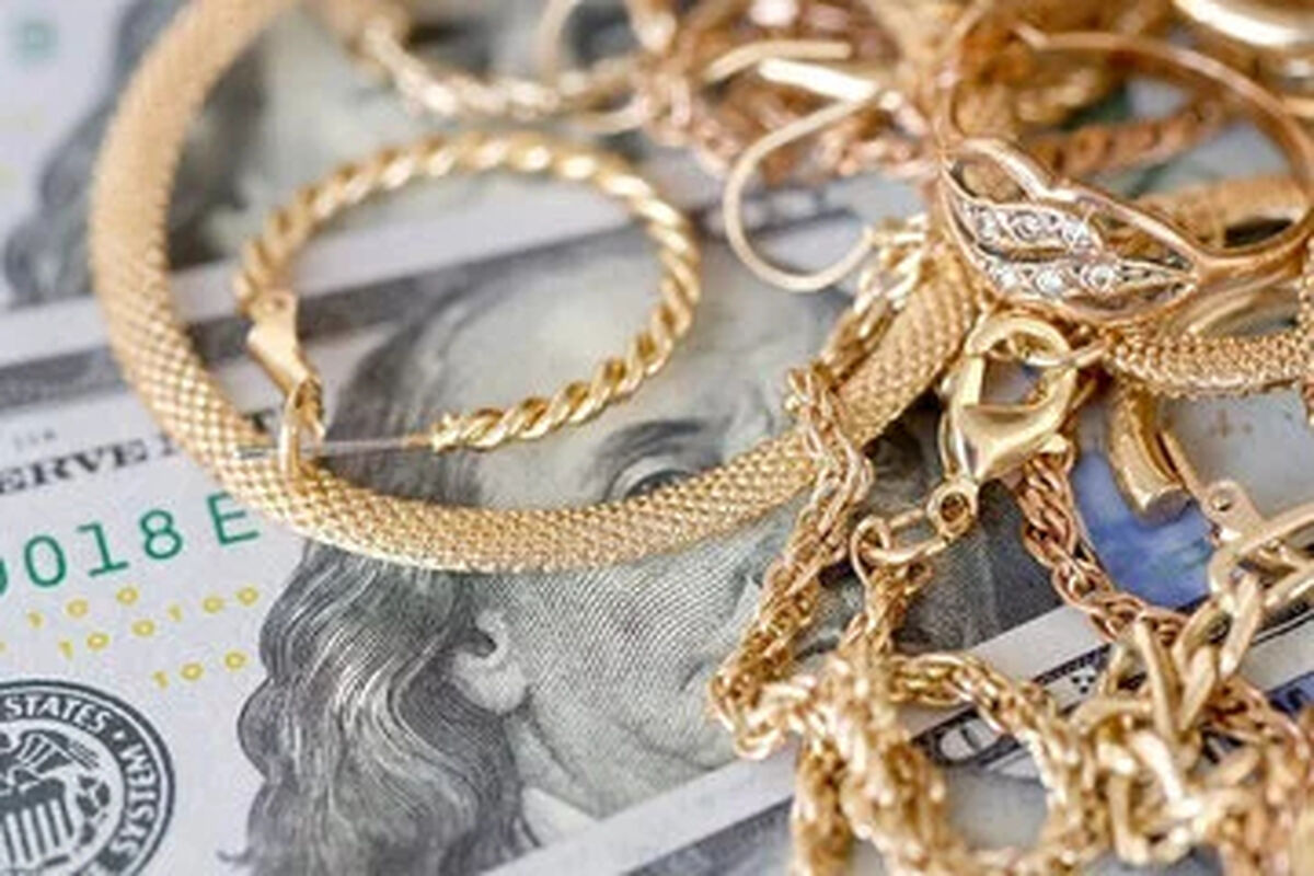 آخرین قیمت طلا و دلار در بازار امروز / سقوط شدید دلار