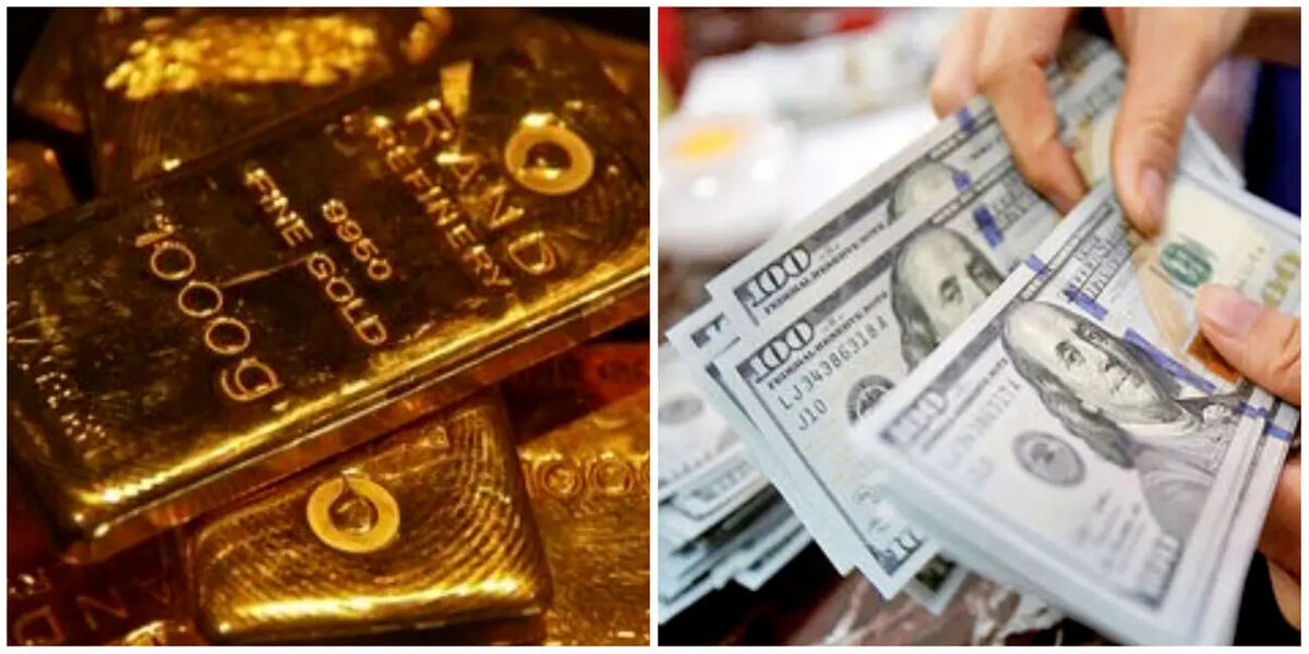 جدیدترین قیمت طلا و سکه و دلار در بازار امروز / طلا ریخت