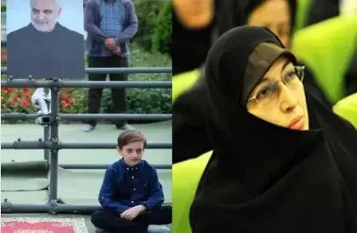 تصاویر تلخ از زهرا حداد عادل، عروس شهید انقلاب / روایت شهادت زهرای ۱۴ ماهه و مصباح الهدی ۷ ساله