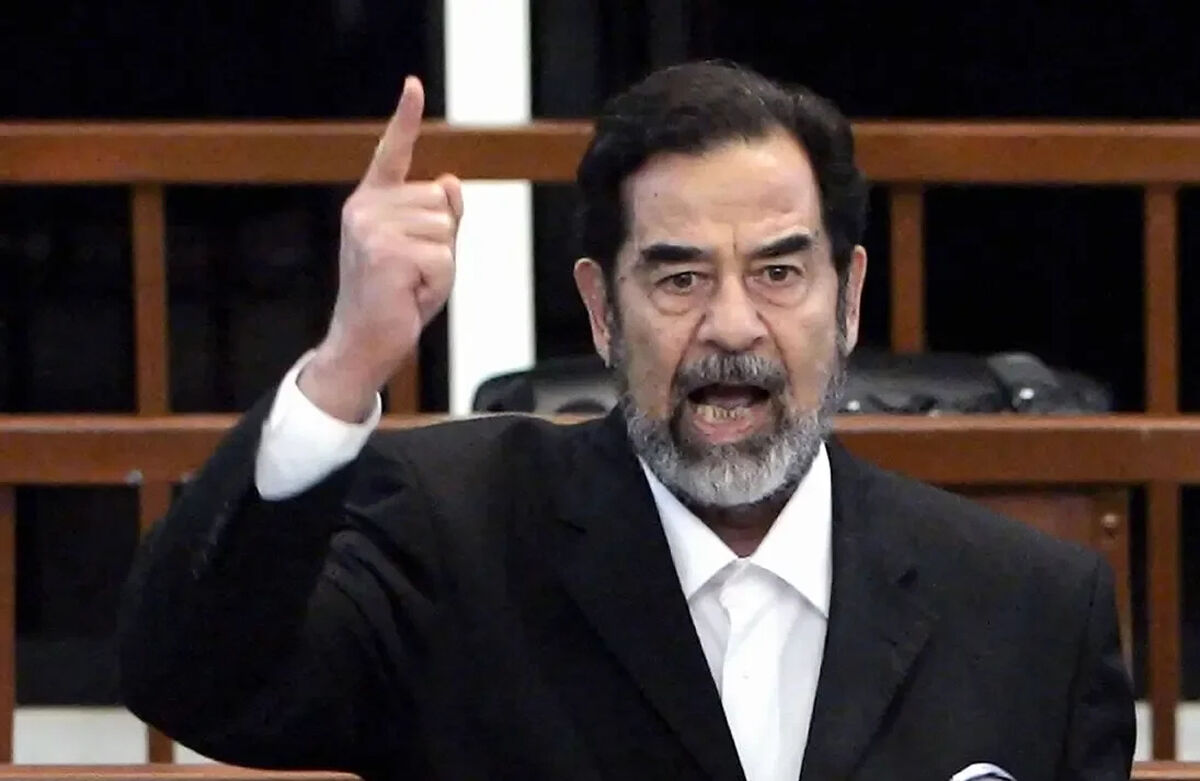 همسر اول و دوم صدام (ساجده و سمیره) /  اسلحه روی شقیقه همسر اولش