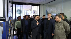 بررسی وضعیت تمهیدات حمل و نقلی مراسم وداع در مرکز کنترل ترافیک تهران
