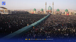 قم ‌در آیین وداع‌ با آقای‌ شهید ایران