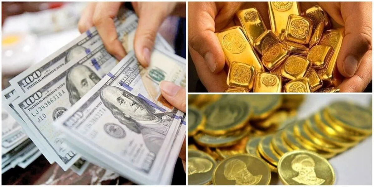 آخرین قیمت دلار، طلا، سکه و یورو امروز شنبه ۶ تیر ۱۴۰۵/ افزایش قیمت طلا و سکه