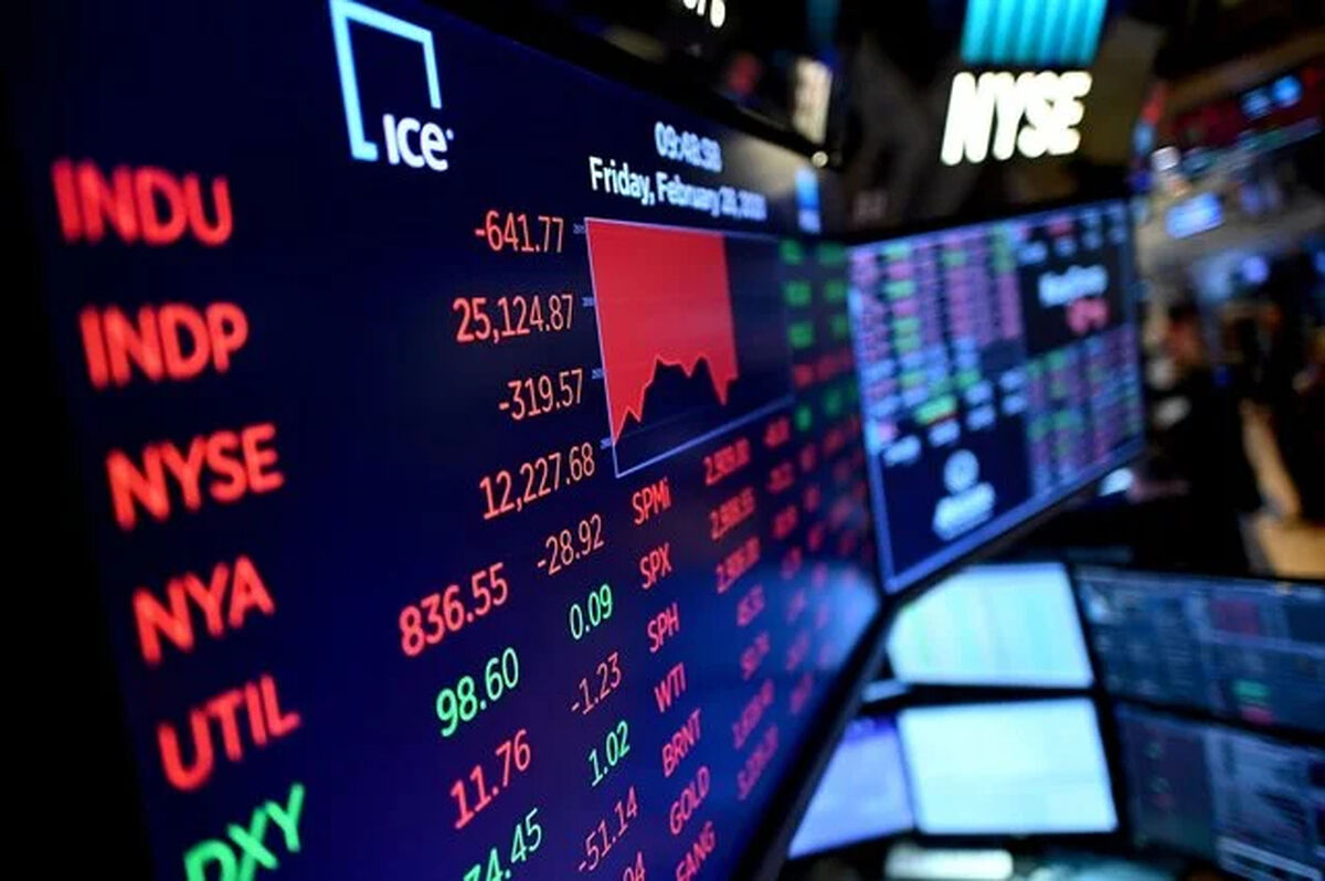 سقوط آزاد ارزش سهام‌های پرریسک بورس جهانی