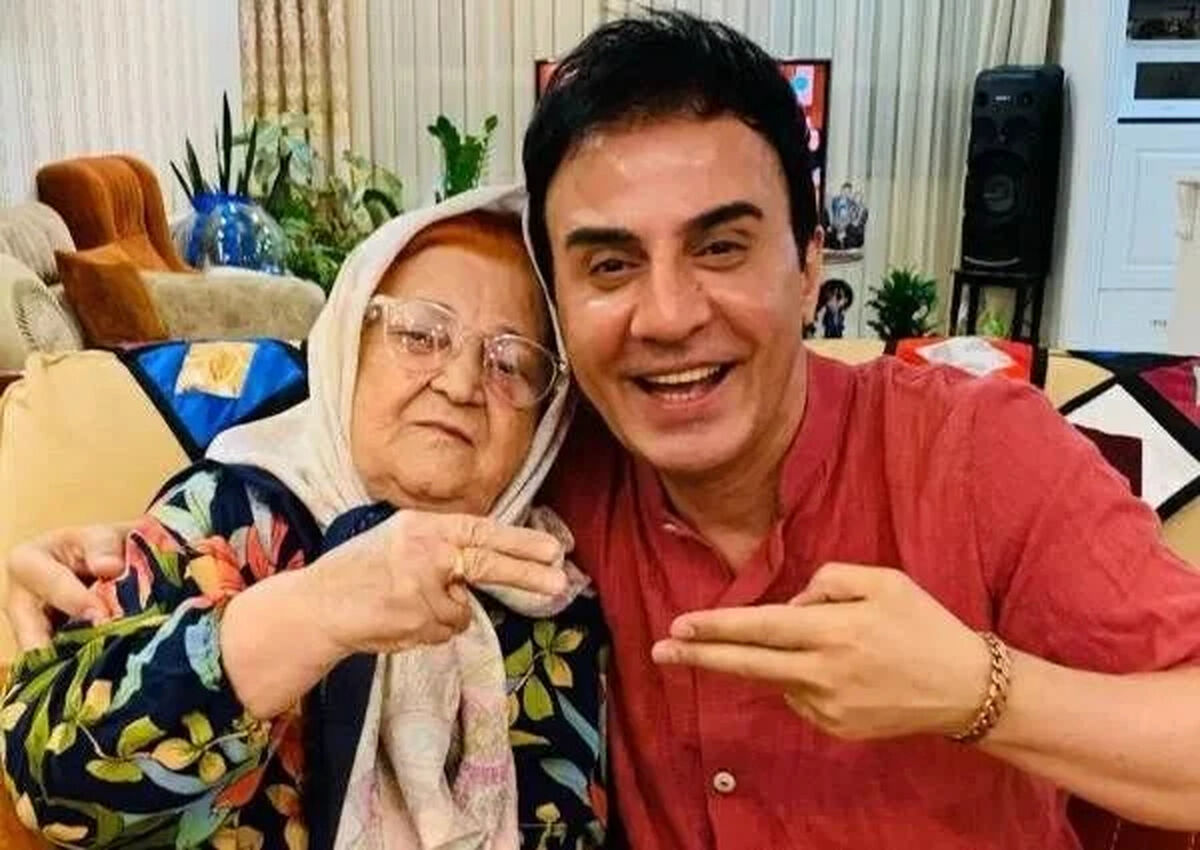 عکس جشن تولد امیر محمد با «عمو پورنگ و مادرش»؛ سال 84