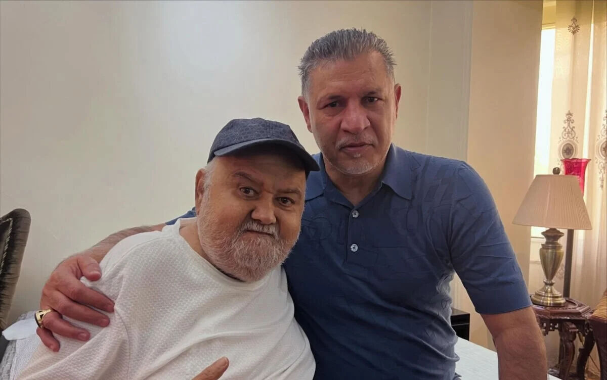 آخرین پست اکبر عبدی قبل از آسمانی شدن/ پیام اسطوره فقید سینما بعد از ملاقات با علی دایی+ عکس