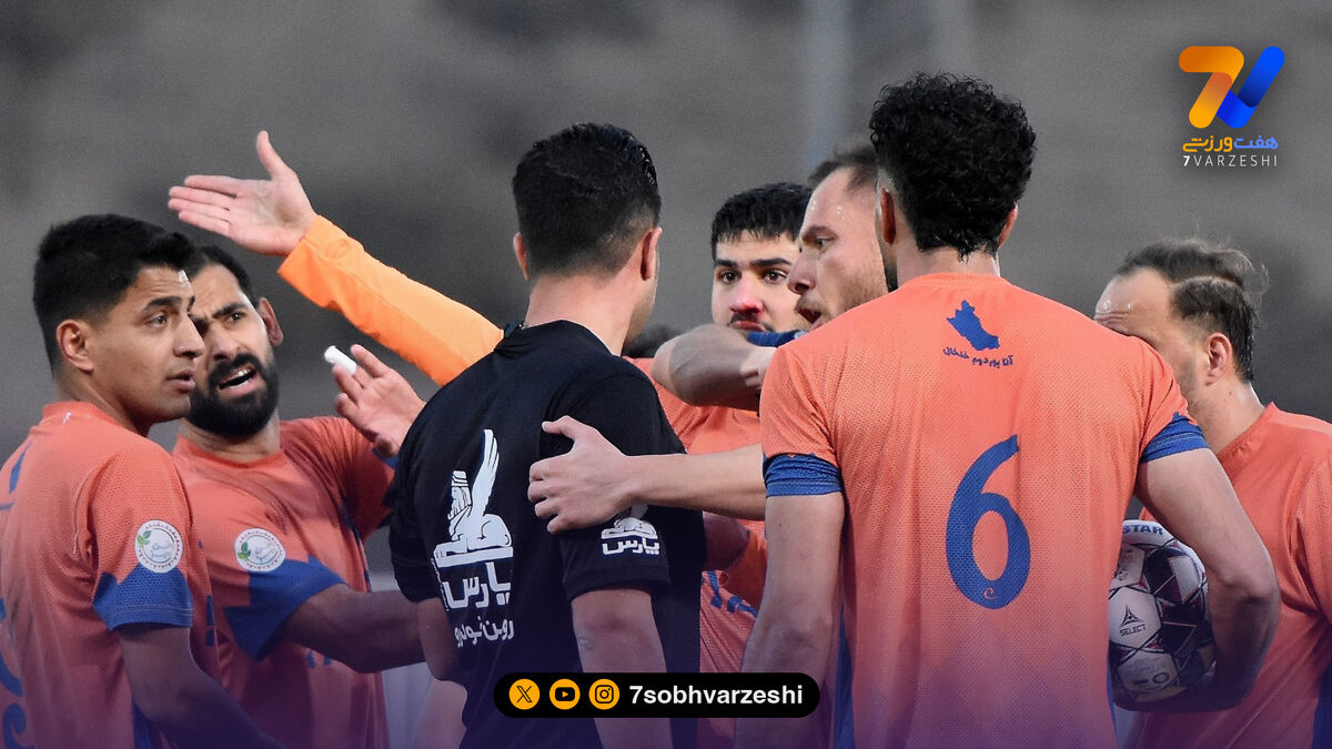 کنایه پادیاب خلخال به داور پس از باخت مقابل استقلال +عکس