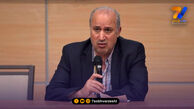 تماس تاج با کادر تیم ملی فوتسال بانوان پس از بازی با برزیل