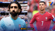 آمار عجیب و تمسخرآمیز هواسکورد برای رونالدو/ بیرانوند بیشتر از کریستیانو دریبل زده!