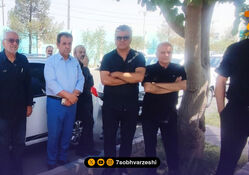 رییس سابق کمیته داوران همسرش را به خاک سپرد
